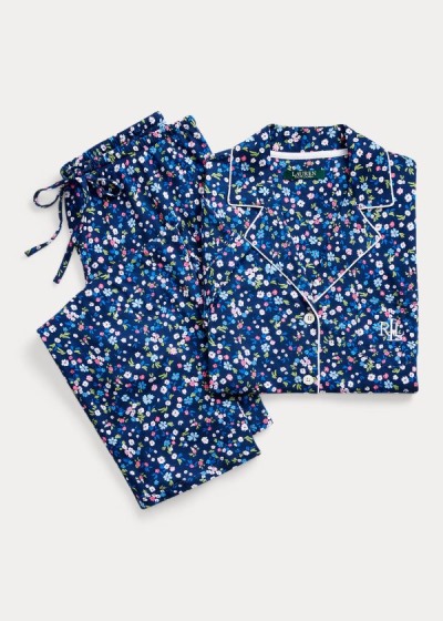 Women's Ralph Lauren Print Cotton Capri Pajama Sets | 251847JYI